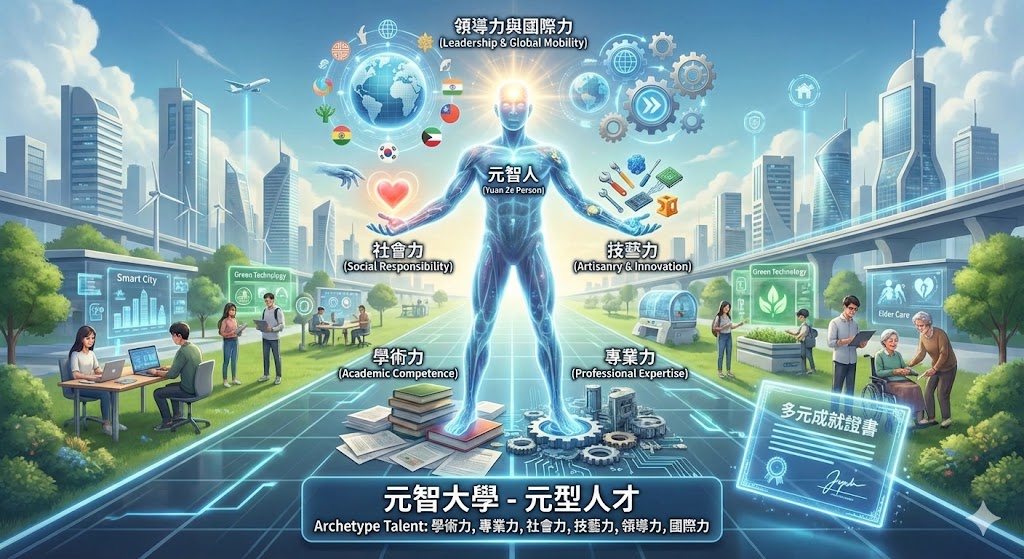 元智大學打造自我驅動六力新世代 形塑國際競爭力元型人才